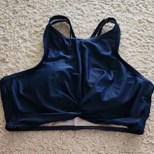 Kona Sol Blue Bikini with Racerback Design